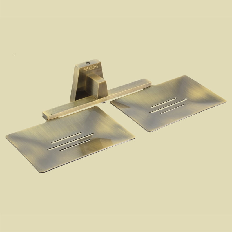 Brass Double/Dual Soap Dish / Soap Stand / Soap Holder