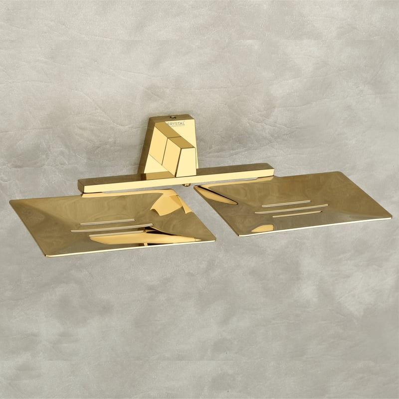 Brass Double/Dual Soap Dish / Soap Stand / Soap Holder